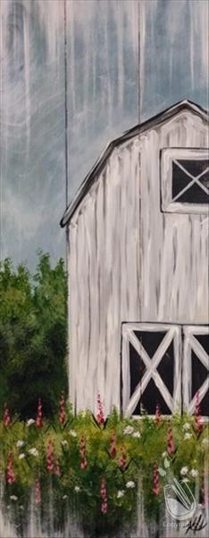 NEW! DAY CLASS $37! Rustic White Barn