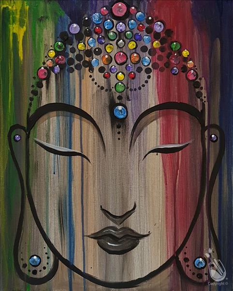 Rainbow Crown Buddha