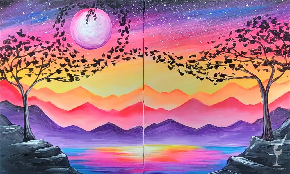 Moon Glow Mountains - Set or Solo