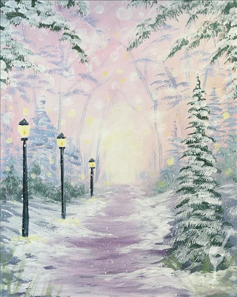 Glowing Winter Path!