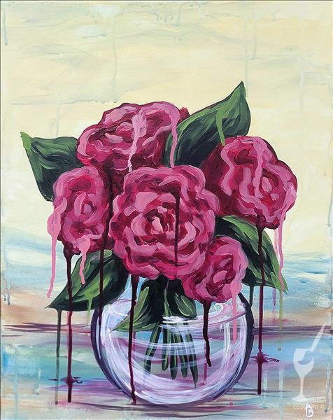 *WINE DOWN WEDNESDAY* Drippy Roses