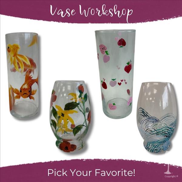 NEW NEW NEW!! Vase Workshop (choose yours)