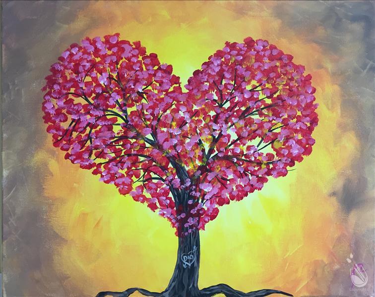 Early Valentine's Friday Happy Hour Painting - $29